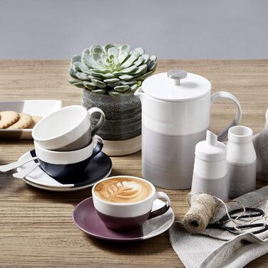 Royal Doulton 40032922 Sugar/Milk Set Coffee Studio, Grey, Porcelain