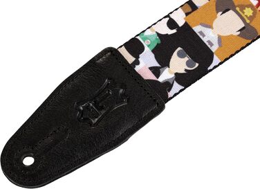 Гітарний ремінь Levy's Sublimationsserie MPD2-003, поліестер, 5,1 см, Pop-art іконки