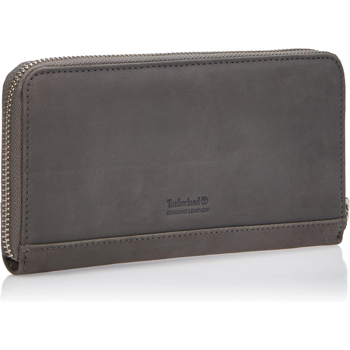 Timberland Women's Leather RFID Zip Around Wallet Clutch with Wristlet Strap