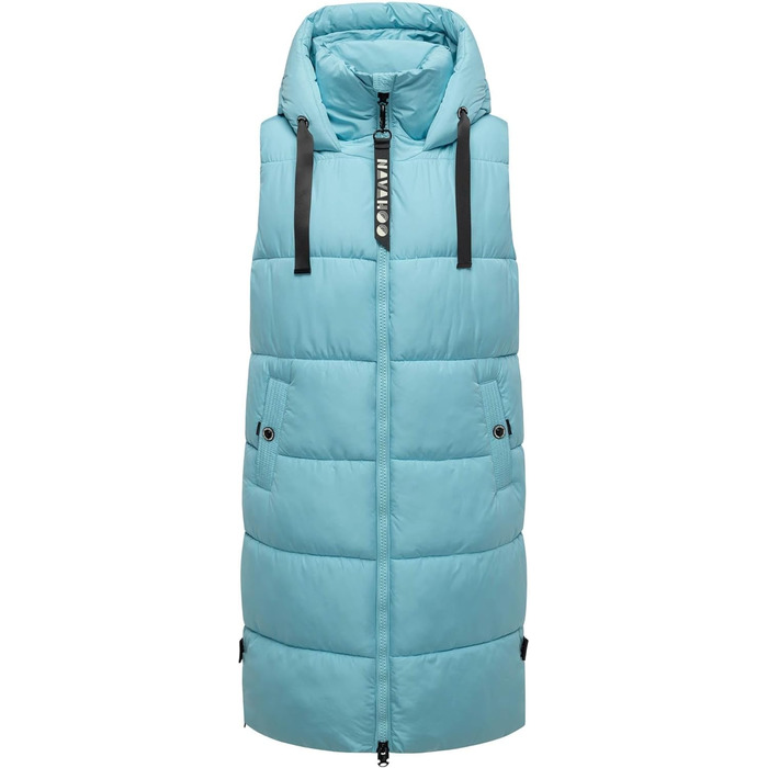 Жіноча степкова жилетка Navahoo з капюшоном, тепла, для активного відпочинку (L, небесно-блакитний)