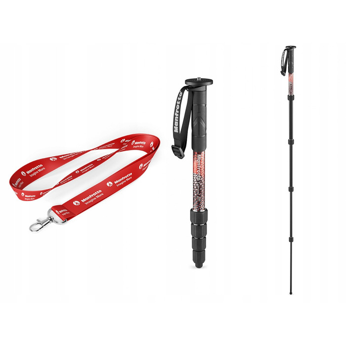 Монопод Manfrotto Element MII Alu, 159 см, червоний
