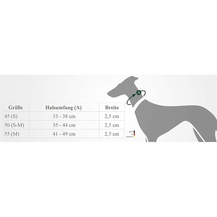 Нашийник для собак HUNTER SOLID EDUCATION SPECIAL, шкіряний, міцний, ручної плетіння, розмір S (45 см), оливковий колір