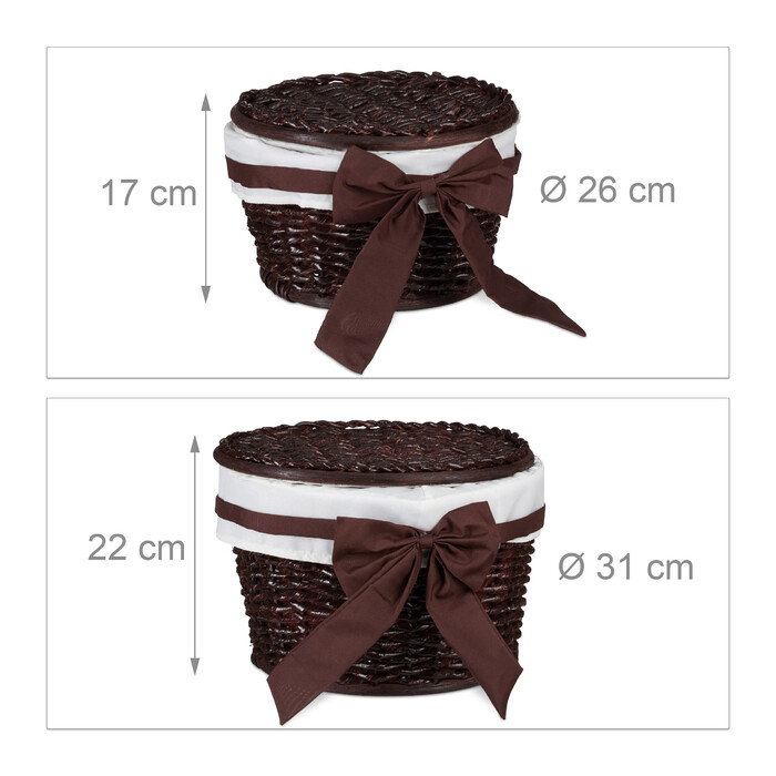 Relaxdays Bath Caddy - 2 Pack