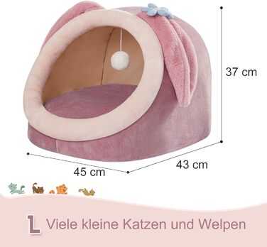 Кігтечка-будиночок для котів Jiupety, ліжко-будиночок для котів, великий (38x37x32 см), зелений, з неслизьким дном та знімним килимком