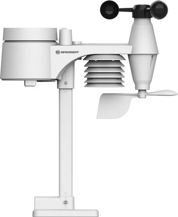Метеостанція Bresser WLAN Comfort з 7-в-1 професійним датчиком та кольоровим дисплеєм, чорна