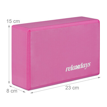 Relaxdays Yoga Block Set of 2