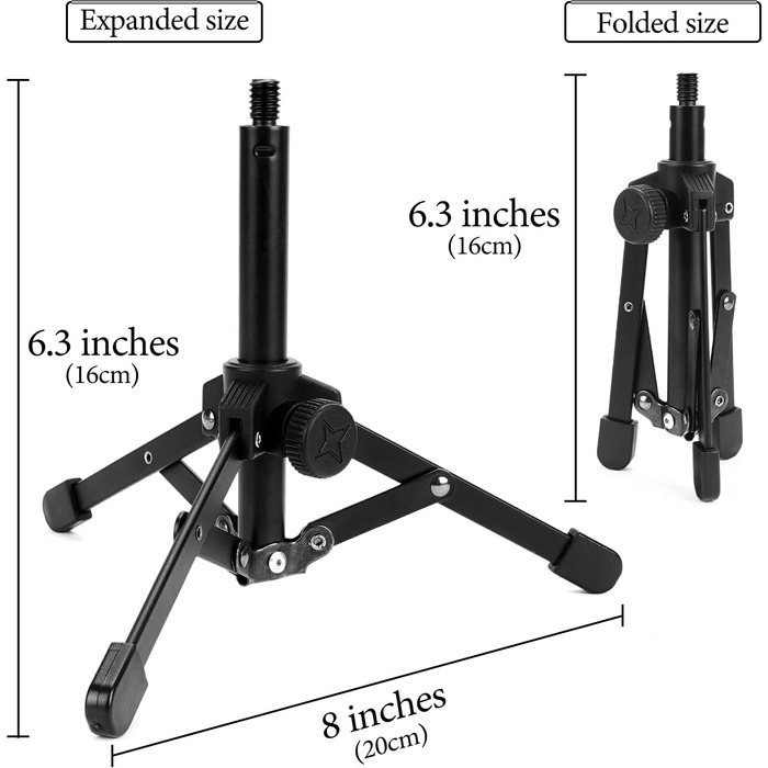 Стійка для мікрофона Geekria: сумісна з ATH AT2020, AT2020USB, AT2035, AT2050, ATR2500x