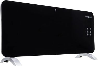 Конвектор опалення Heidenfeld GK200: скляний нагрівач 2000 Вт, гарантія 3 роки, до 40 м²