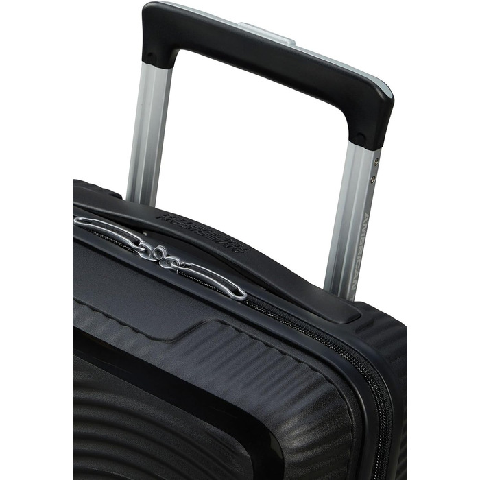 Чемодан American Tourister Hartschalenkoffer 77 см, великий, з 4 колесами, TSA-замок, розширюваний, легкий, 97/110 л, чорний (Bass Black)