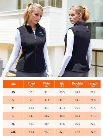 Електрична гріюча жилетка для жінок, чорна, з акумулятором 7.4V 10000mAh, 3 режими нагріву, ідеальний подарунок на Різдво