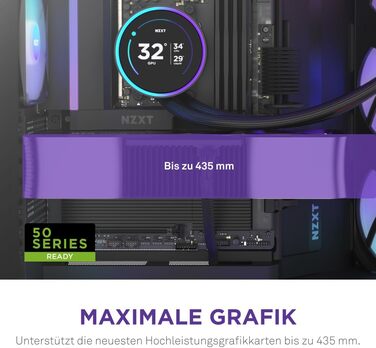 NZXT H9 Flow 2025 – великий корпус для ПК Mid-Tower з двома камерами, чорного кольору. Підтримка 3 x 140мм та 1 x 120мм вентиляторів, радіатор до 420мм, загартоване скло, готова підключення ззаду.