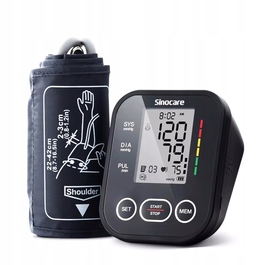 Тонометр на плече Sinocare ARM-30E+ з великою манжетою 22-42 см, CE