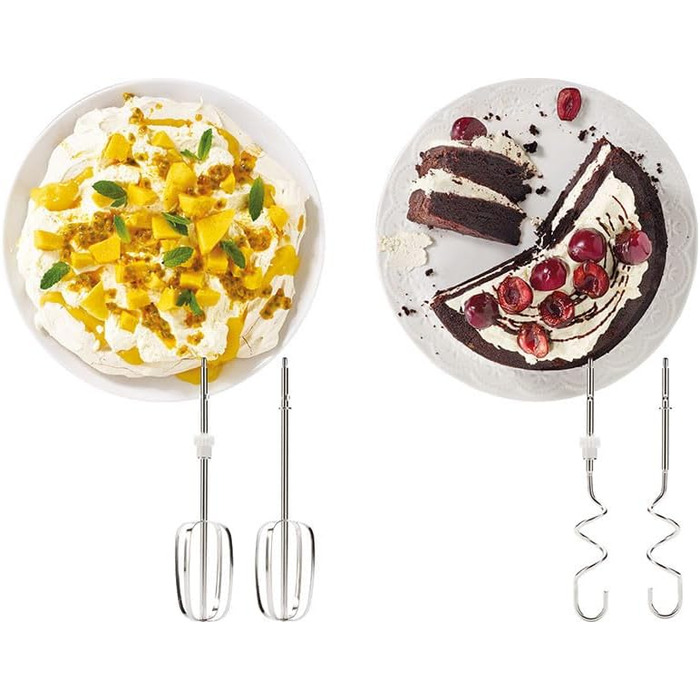 Міксер ручний Kenwood QuickMix Go HMP40.000GY (350W, срібний) з набором аксесуарів