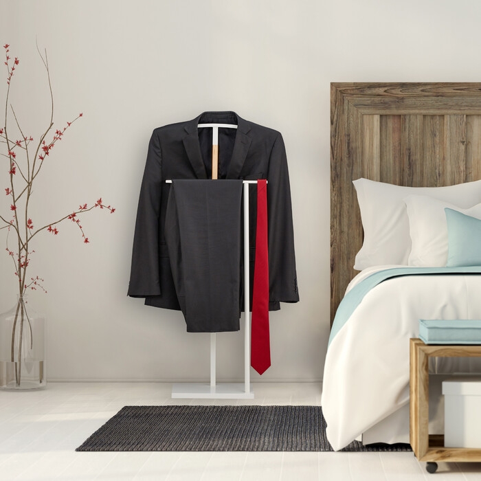 Relaxdays Valet Stand White