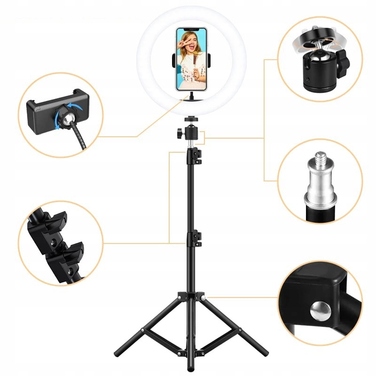 Кільцева LED-лампа Asato AS0702 RGB