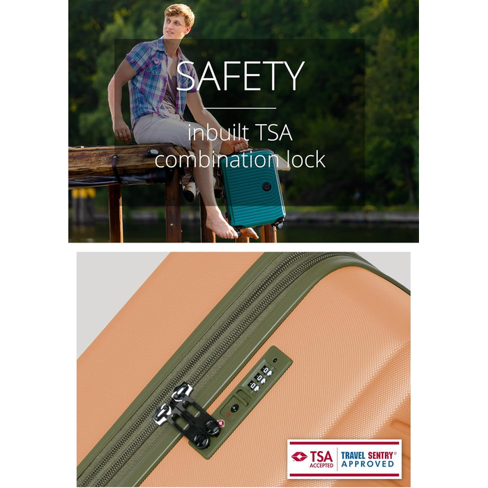 Чемодан Hauptstadtkoffer Mitte (S+M+L) - великий, TSA, 77см, 130л, з розширенням об'єму