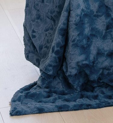 Плед з штучного хутра GRACED SOFT LUXURIES, теплий, м'який, сірий, розмір L (127 x 152,4 см)