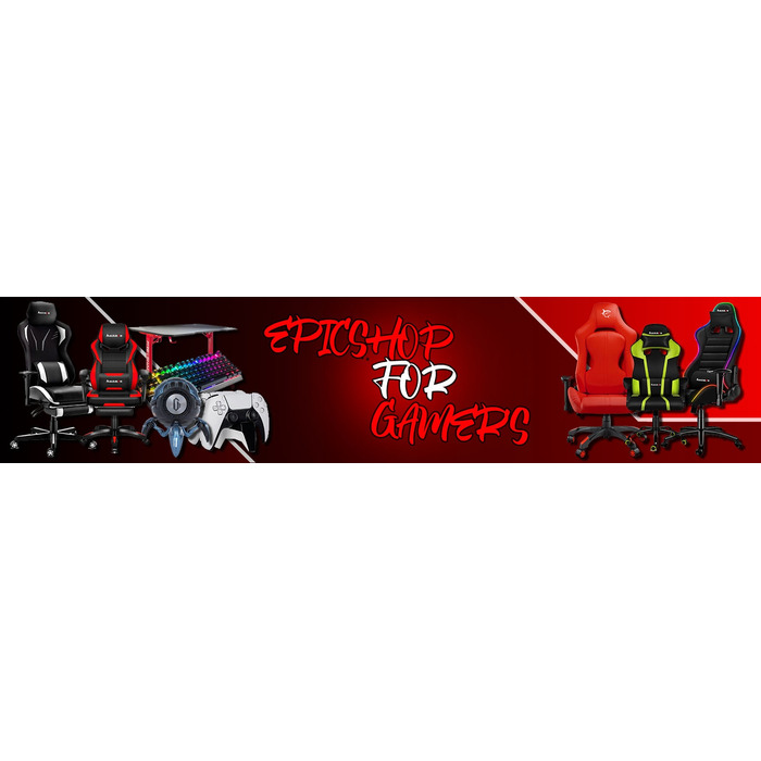 Ігровий стіл Huzaro Hero 2.5 з RGB LED підсвіткою, 120 x 75 x 60 см, чорний