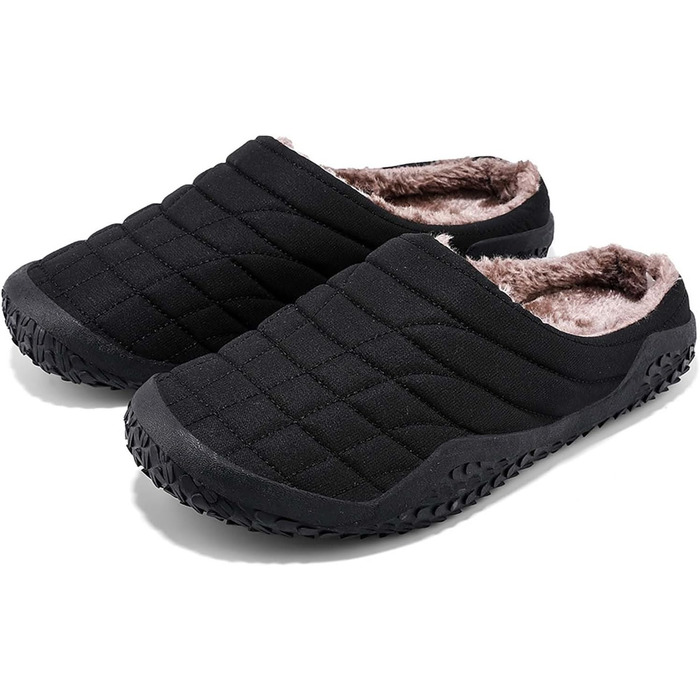 Чоловічі халапи з овечої шкури, теплі та зручні, розмір 42, чорні