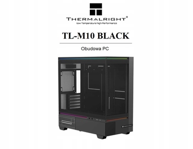Корпус Thermalright TL-M10 Black, Midi Tower, чорний