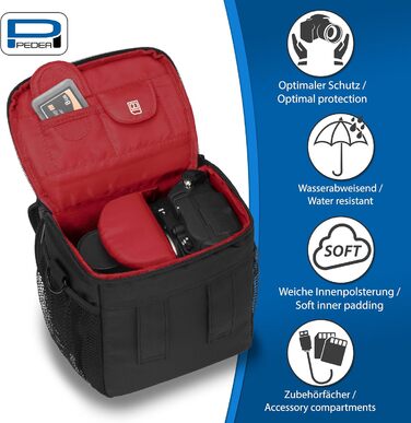 Сумка для камери Pedea Essex для DSLR/SLR/DLSM, з дощем, M