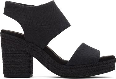 Сандалі жіночі TOMS Majorca на платформі та підборі, чорні (38 EU)