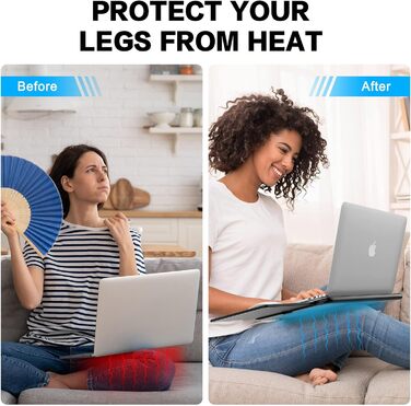 Підставка для ноутбука AboveTEK з вбудованим мауспадом, сірого кольору, для роботи вдома, в офісі, у подорожах