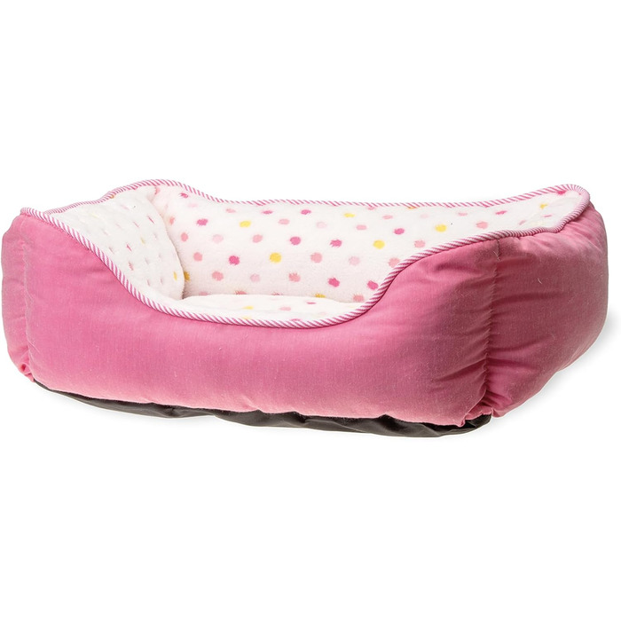 Ліжко для котів Karlie Katzenbett Dot, рожеве, розмір L (47x39 см)