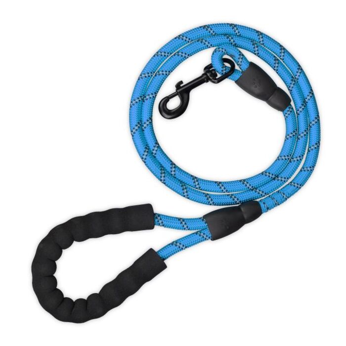 Relaxdays Padded Dog Leash Blue 150 cm
