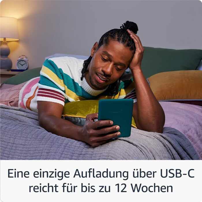 Amazon Kindle Paperwhite (16 GB) – Чорний, Відновлений, з рекламою, 7