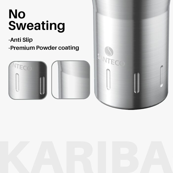 Термокружка SANTECO з нержавіючої сталі, 350 мл, з подвійними стінками, ізольована, 6 годин зберігає тепло, без BPA, з прозорою кришкою, темно-зелена