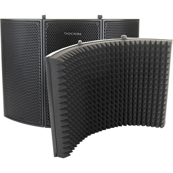 DOCKIN® MP2000: USB мікрофон-конденсатор для ПК, геймінгу, подкастів та стрімінгу. З міцним штативом, Pop-фільтр та Windscreen. Преміум якість звуку.