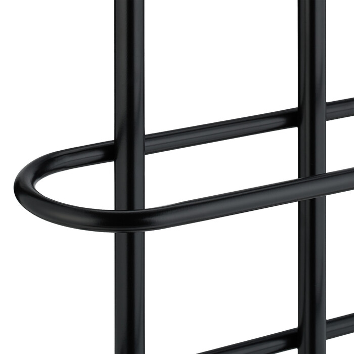 Relaxdays Black Towel Rack with 3 Bars