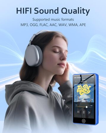 MP3 плеєр AGXOV з Bluetooth та WiFi, Android 4.02