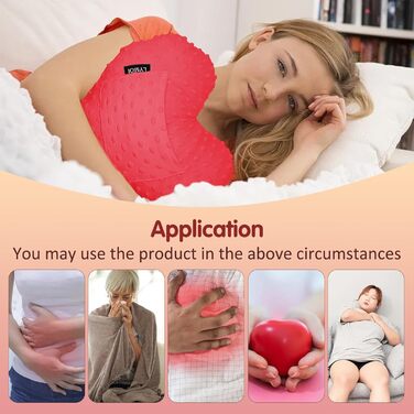 LYMOI Heart Pillow for After Heart Surgery, Open Heart Surgery Pillow After Cough Recovery with Bag, Comfort Pillow, Recovery Gifts for Women, Men, Patients, Heart-Shaped Pillow, Minky Dot
