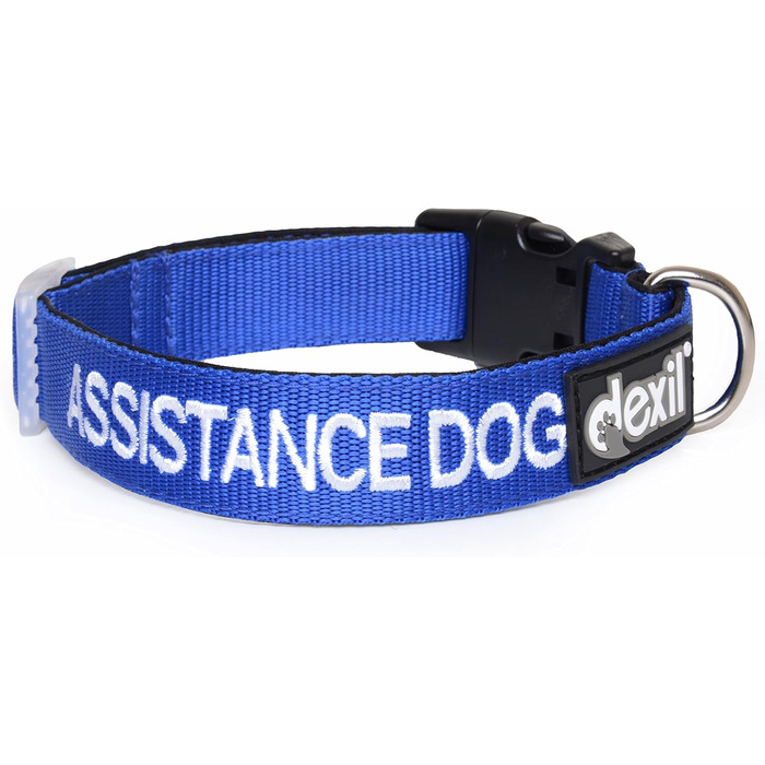 Нашийник для собак-помічників, кодований кольором, розміри S/M/L/XL, попередження інших собак про наближення (S-M), упаковка 1 шт.