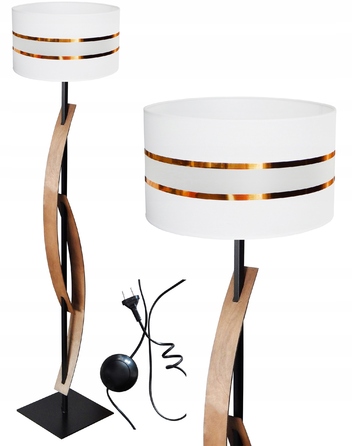 Підлогова лампа Adex E27 60 Вт (білий, чорний, сірий, жовтий)