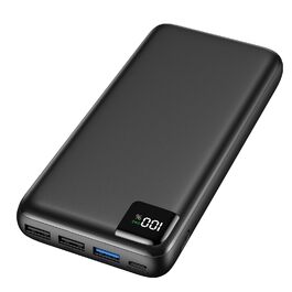 Power Bank A ADDTOP 27000mAh з швидкою зарядкою 22.5W, 4 виходи USB, PD 3.0, QC 4.0, чорний