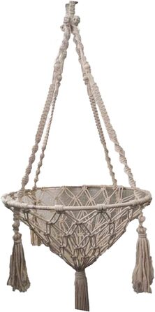 Макраме ліжко для котів, гамак для котів, гойдалка для котів, ручної роботи, підвісні гнізда для котів, діаметр 35 см