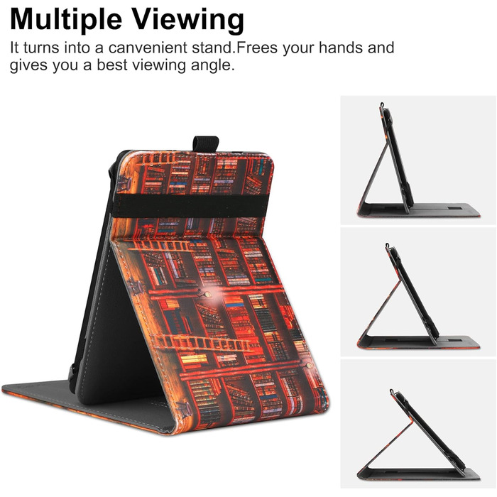 Чохол для Kindle Paperwhite/Kobo/Tolino/Pocketbook/Sony 6-6.8-7 дюймів з петлею, універсальний