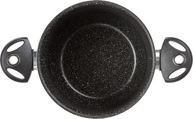 Каструля Pensofal Biostone Pastasì 5 л, 20 см, чорна, антипригарна