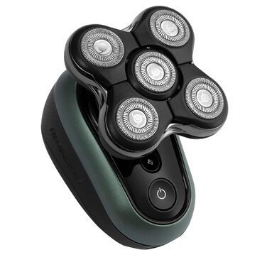 Remington RX7 Електрична бритва для гоління голови (волога/суха, USB, 5 насадок, 0.2 мм, Turbo, водонепроникна)