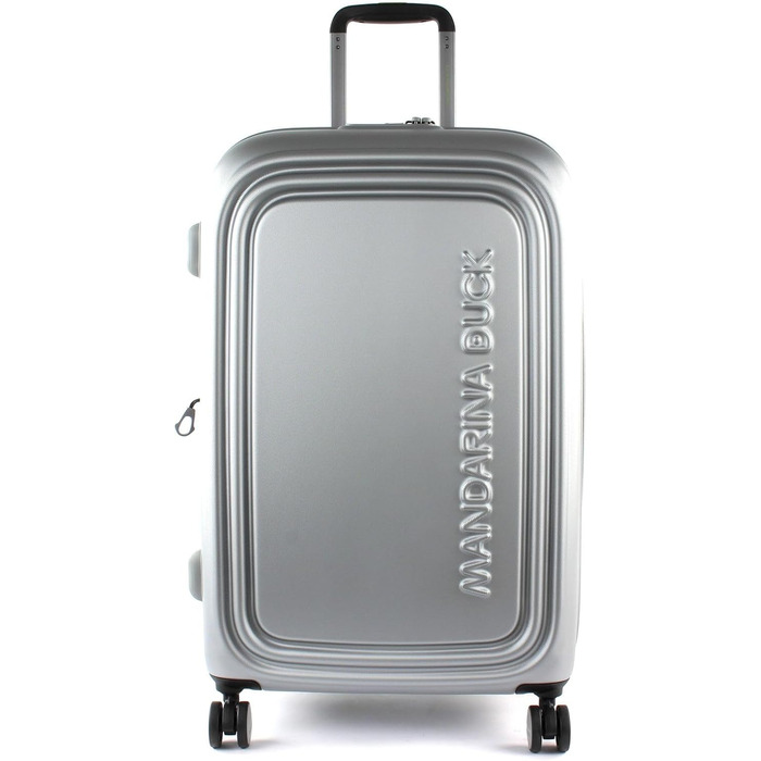 Валіза Mandarina Duck Logoduck на колесах, 45x69x32/35 см, срібляста