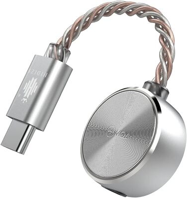 HIDIZS S3 PRO - портативний DAC-підсилювач, підтримка MQA, PCM 32Bit/384kHz, DSD128, USB-C, сріблястий