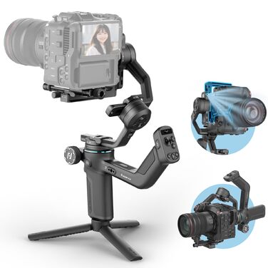FeiyuTech SCORP-C2 Gimbal: Стабілізатор з AI-трекінгом 4.0, до 3.5 кг, 14 годин роботи, для Vlog, YouTube, фото та відео