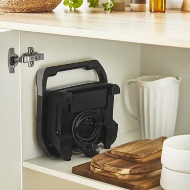 Електричний контактний гриль Tefal GC270D10, сріблястий/сірий, 1000 Вт