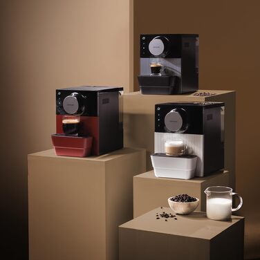 Кавомашина автоматична Cecotec Cremmaet Cube Red 1350 Вт: Професійна, еспресо, 19 бар, Touch-панель