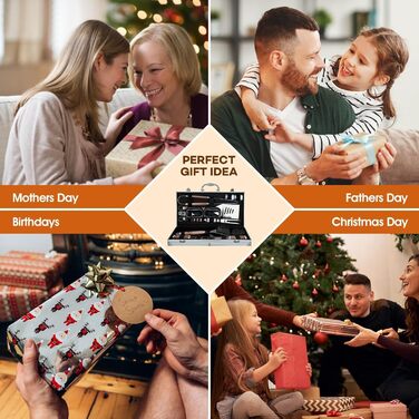 Набір гриль-посуду DRAGON RIOT з нержавіючої сталі, 29 предметів. Преміум-набір аксесуарів для грилю з лопаткою в алюмінієвому кейсі. Ідеальний подарунок для чоловіків, для BBQ та приготування їжі на відкритому повітрі.