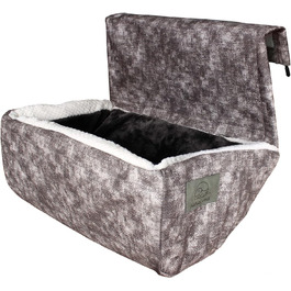 Heated Cat Bed | Also suitable for large cats | Cat Bed Heater Hanging Cave Cat Cat Heater Hammock Radiator Bed Cats Heated Cat Bed Cat XXL (Brown)