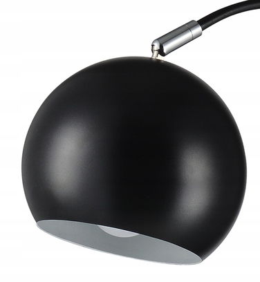 Підлогова лампа Krislamp Aura E27 40 Вт, срібляста